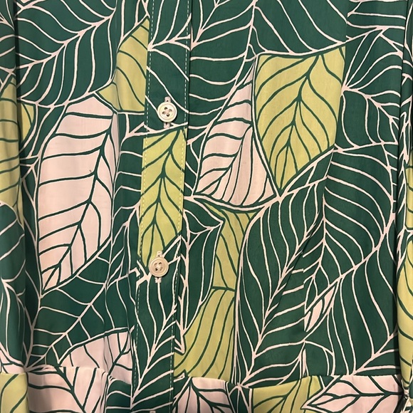 untuckIT Poppy Green Leaves Dress • 2 - Picture 2 of 2